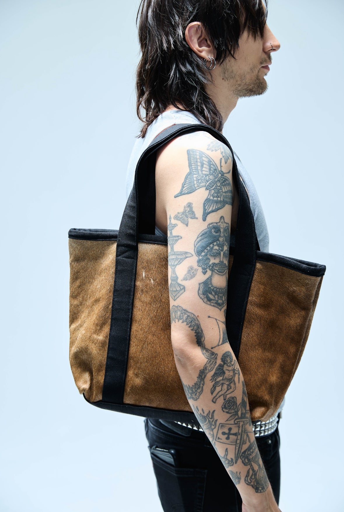 COWHIDE LINEMAN BAG