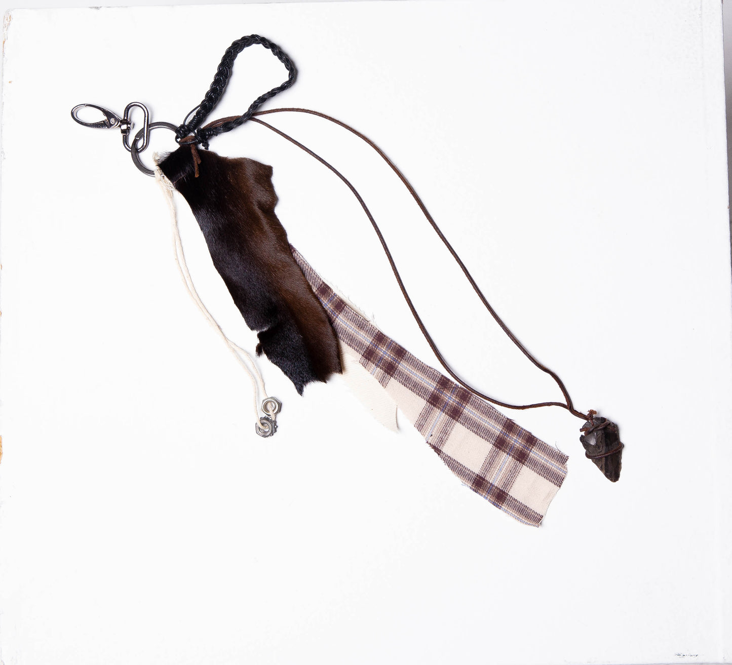 RECLAIMED SCRAP KEYCHAIN